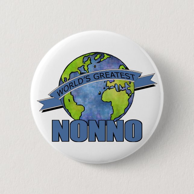 Chapa Redonda De 5 Cm Nonno más grande del mundo (Anverso)