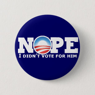 Chapa Redonda De 5 Cm Nope