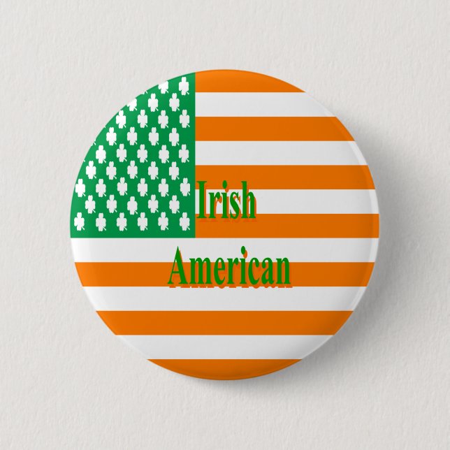 Chapa Redonda De 5 Cm Norteamericano de Irlanda (Anverso)