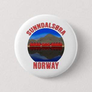 Chapa Redonda De 5 Cm Noruega Sunndalsøra Travel Noruega
