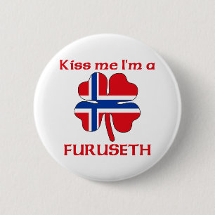 Chapa Redonda De 5 Cm Noruegos personalizada me besan que soy Furuseth