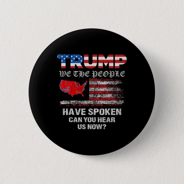 Chapa Redonda De 5 Cm Nosotros, El Pueblo, Hemos Hablado Mapa De Las Ele (Anverso)