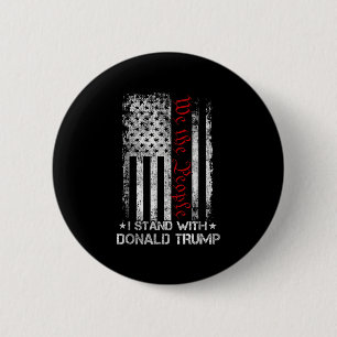 Chapa Redonda De 5 Cm Nosotros, la gente que apoyo a Donald Trump, bande