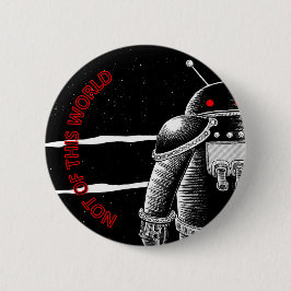 Chapa Redonda De 5 Cm Not of this World