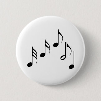 Chapa Redonda De 5 Cm nota de la música
