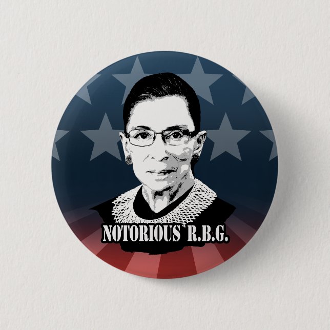 Chapa Redonda De 5 Cm Notorio R.B.G. (Anverso)