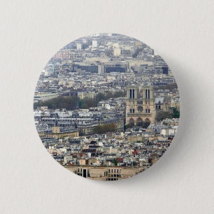 Chapa Redonda De 5 Cm Notre Dame Paris Francia