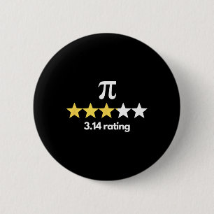 Chapa Redonda De 5 Cm Novedad De Pi Humor Pi Day De 3.14 Estrellas De Ra