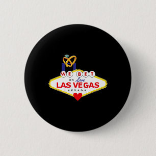 Chapa Redonda De 5 Cm Novia de Boda en Las Vegas Novio Regalo de Despedi