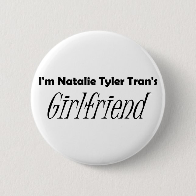 Chapa Redonda De 5 Cm Novia de Tran (Pin) (Anverso)