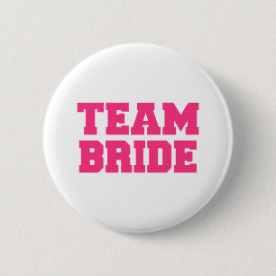 Chapa Redonda De 5 Cm Novia del equipo