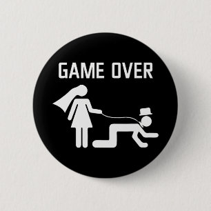 Chapa Redonda De 5 Cm Novia Divertida Novio Boda Soltero Despedida de So