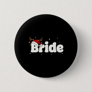 Chapa Redonda De 5 Cm Novia Groom Santa Parejas Navidades Trajes Navidad