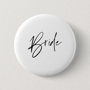 Chapa Redonda De 5 Cm Novia preparándose para la boda