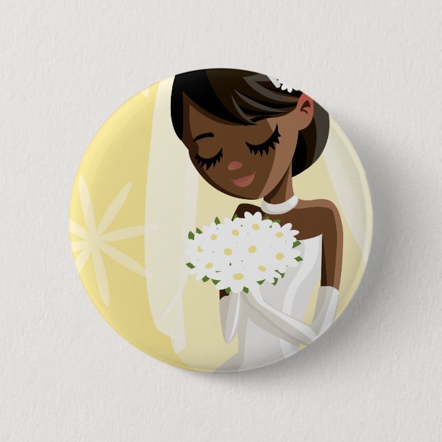 Chapa Redonda De 5 Cm Novias hermosas (Anverso)