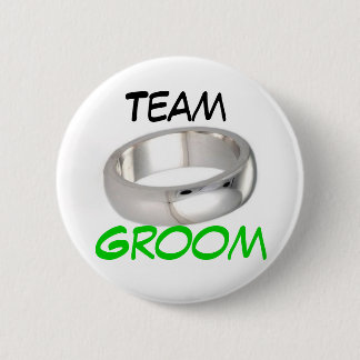 Chapa Redonda De 5 Cm Novio del equipo