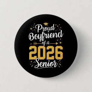 Chapa Redonda De 5 Cm Novio Orgulloso De Una Senior 2026 Cl De 2026 G