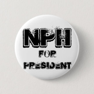Chapa Redonda De 5 Cm NPH para el presidente