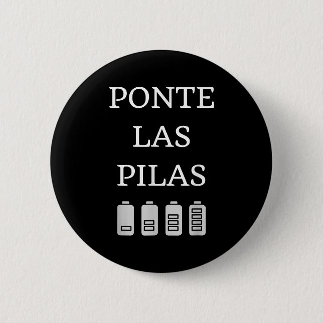 Chapa Redonda De 5 Cm Nte Las Las Spanish Saying Motivational  (Anverso)