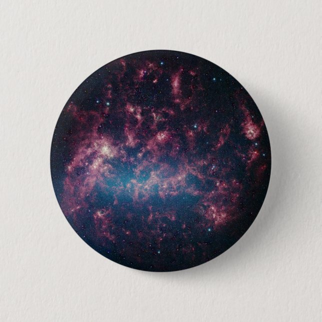 Chapa Redonda De 5 Cm Nube de Magellanic grande (Anverso)