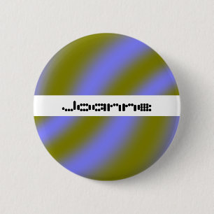 Chapa Redonda De 5 Cm Nubes Fluorescentes Nombre Personalizado