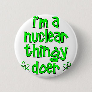 Chapa Redonda De 5 Cm nuclear divertido