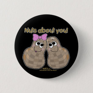 Chapa Redonda De 5 Cm ¡Nueces Sobre Ti!