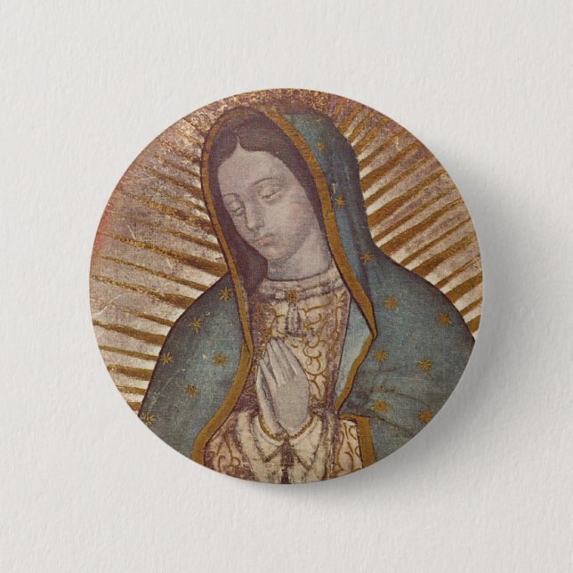 CHAPA REDONDA DE 5 CM NUESTRA SEÑORA DE GUADALUPE (Anverso)