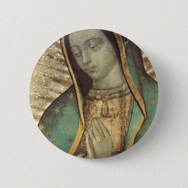 CHAPA REDONDA DE 5 CM NUESTRA SEÑORA DE GUADALUPE (Anverso)