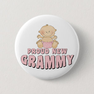 Chapa Redonda De 5 Cm NUEVA camiseta ORGULLOSA de Grammy