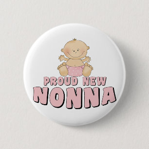 Chapa Redonda De 5 Cm NUEVA camiseta ORGULLOSA de Nonna