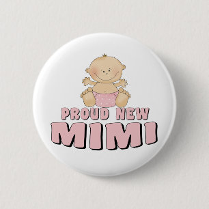 Chapa Redonda De 5 Cm NUEVA camiseta ORGULLOSA Mimi