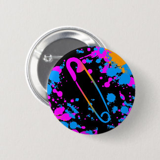 Chapa Redonda De 5 Cm NUEVA OLA RETRO PUNK 80s IMPERDIBLE SALPICADURA PI