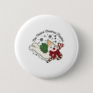 Chapa Redonda De 5 Cm Nueva Orleans Mr Bingle Tradición Navideña Muñecos