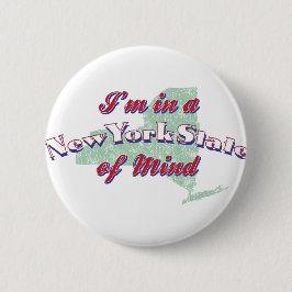 Chapa Redonda De 5 Cm Nueva York
