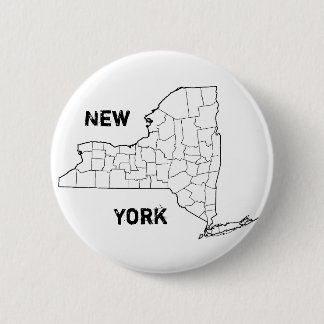 Chapa Redonda De 5 Cm Nueva York