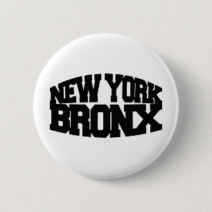 Chapa Redonda De 5 Cm Nueva York Bronx