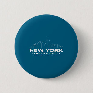 Chapa Redonda De 5 Cm Nueva York Long Island City _1 