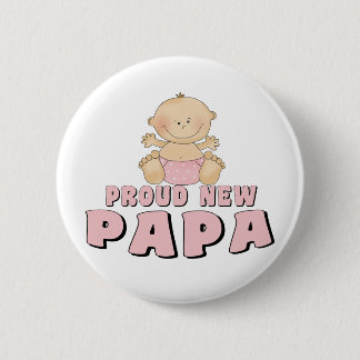 CHAPA REDONDA DE 5 CM NUEVO PAPÁ ORGULLOSO