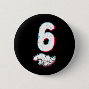 Chapa Redonda De 5 Cm Número 67 Coincidencia Seis Siete 6 7 Meme 6 7 Hal