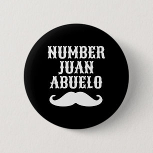 Chapa Redonda De 5 Cm Número Juan Abuelo Mejores Regalos Españoles Mexic