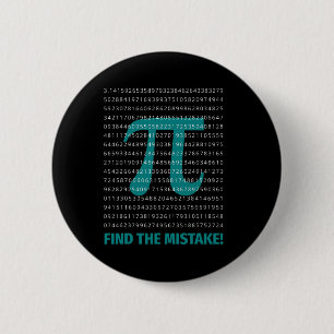 Chapa Redonda De 5 Cm Número Pi Math Dice Con Número Pi Encontrar La Nie
