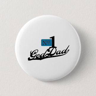 Chapa Redonda De 5 Cm Número uno GodDad