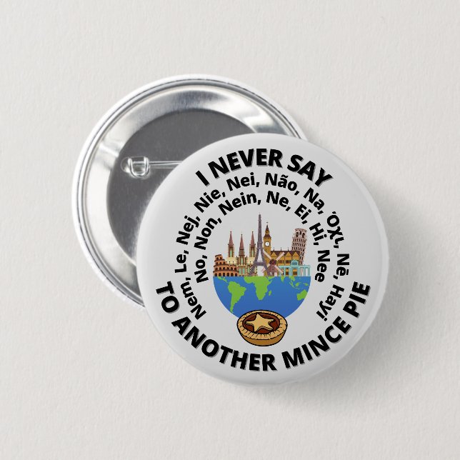 Chapa Redonda De 5 Cm Nunca Digo Que No... A otro príncipe (Anverso y reverso)