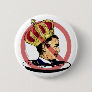 Chapa Redonda De 5 Cm Nunca el presidente peor Anti Bush Gear