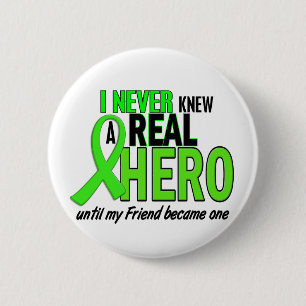 Chapa Redonda De 5 Cm Nunca sabía una VERDE LIMA del héroe 2 (el AMIGO