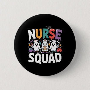 Chapa Redonda De 5 Cm Nurse Squad Ghost Halloween