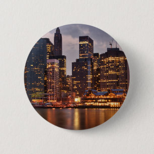 Chapa Redonda De 5 Cm NYC céntrico