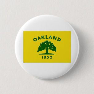 Chapa Redonda De 5 Cm Oakland California