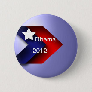 Chapa Redonda De 5 Cm Obama